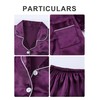 DIPUG Girls Pajamas Set Soft Silk Satin 3 Piece PJs