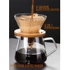 Cafetera de Vertido - Jarra de Vidrio de 20 OZ