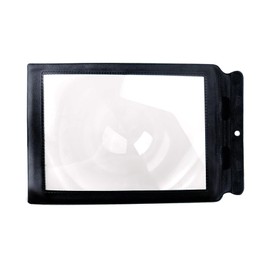 Magnifier Sheet A4 Full Page 3X magnifying Glass for Reading, Flexible Handheld Magnifier Sheet Portable Reading Aid Lens for People with Low Vision to Read Books Small Prints the Elderly