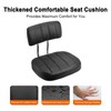 JOSTZHXIN Office Desk Chair with Wheels, Rolling Stool with Backrest
