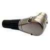 deetech Set of 2 WX5FS-1 XLR angled plug 90° female,