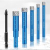 6 PCS Diamond Drill Bits Set for Porcelain, Ceramic, Glass