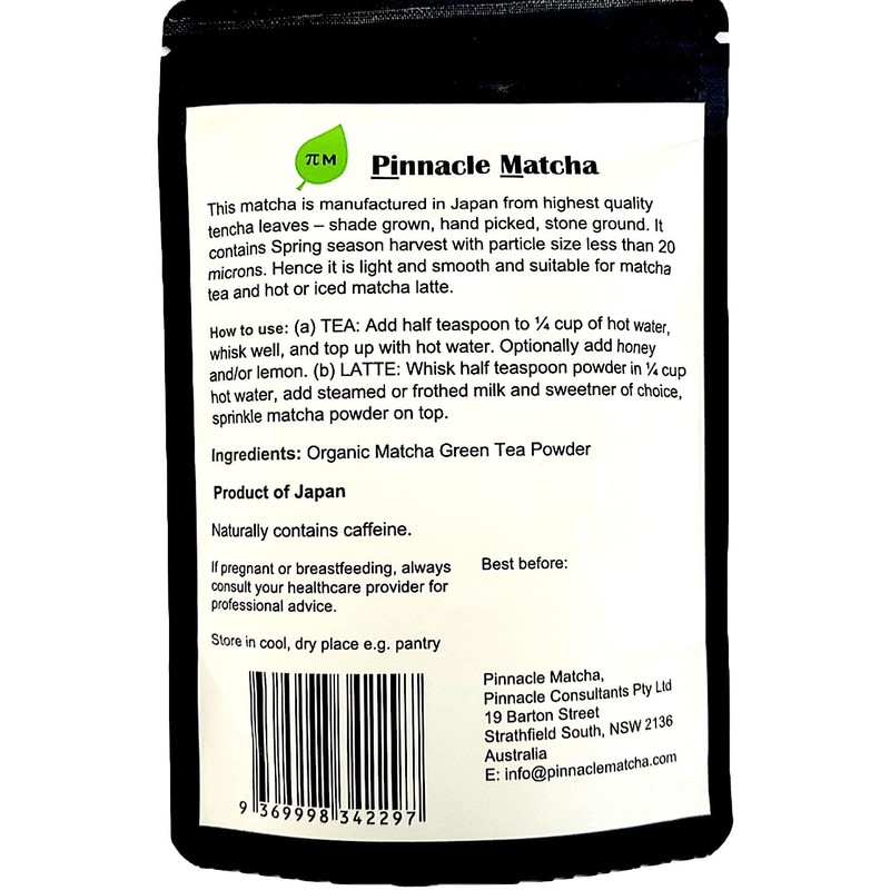 Pinnacle Matcha - Matcha Green Tea Powder - Japanese Ceremonial