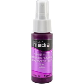 DecoArt Media Paint, Acrylic, Violet Shimmer, 3.5 x 3.5 x 12.5 cm