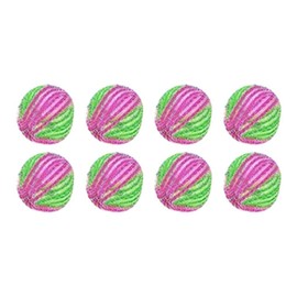 8Pcs Pet Hair Remover Balls, Nylon Round Laundry Pet Hair Catcher Lint Remover Reusable Washing Machine Hair Catcher for Household Laundry
