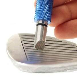 Betgod Golf Groove Sharpener,Golf Club Groove Sharpener,Club Sharpener,Groove Sharpening Tool - Generate Optimal Backspin - Suitable for U & V-Grooves (Black 2PCS)