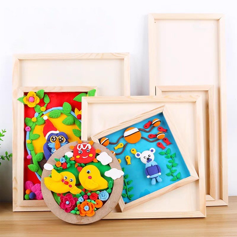 SEABABOO Wooden Picture Frame, Wooden Picture Frame, Square, 15 x