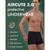 AIRCUTE Urine Incontinence Underwear for Men Washable Leak Proof Absorbency