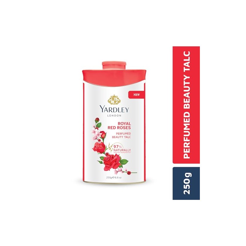 Yardley Red Rose Perfumed Talc 250 g