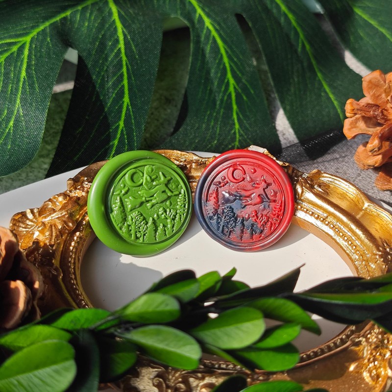 Wax Seal Stamp Kit Halloween Witch Stamp Sealing for Wedding