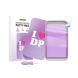 ARTDOT Strong Adsorption Putty Wax for Diamond Art Kits for Adults,Large Size Glue with Sealed Storage Box for Diamond Painting Accessories and Tools