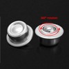 QWORK® Ball Rollers with Steel Ball, Universal Base Conveyor Belt