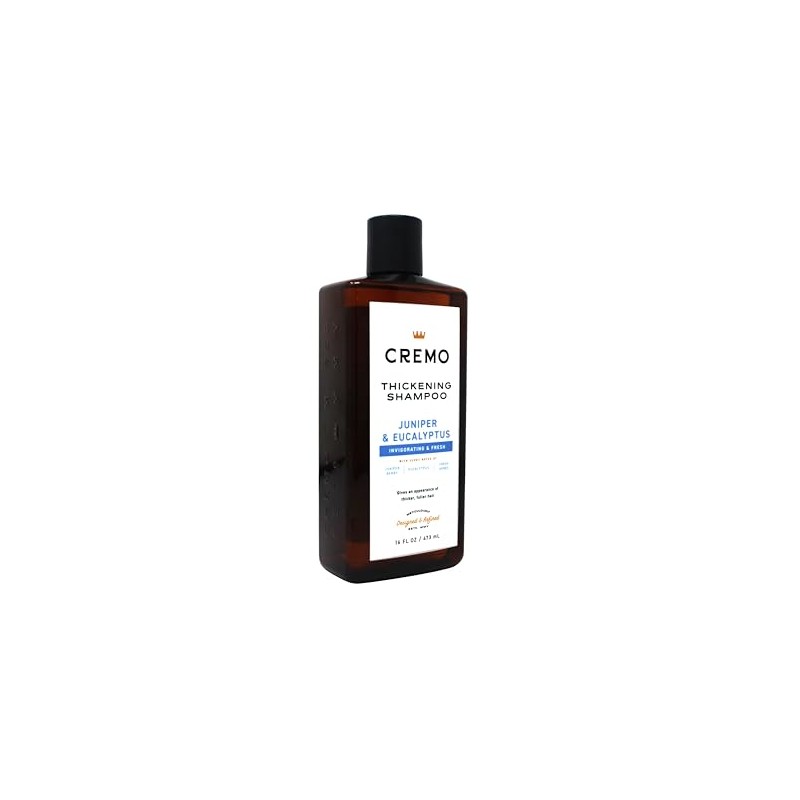 Cremo Juniper & Eucalyptus Thickening Shampoo for Fine or Thinning