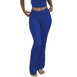 Nismruc Lounge Pants Women Casual Petite Comfy Trousers Trendy Ladies Bottoms Royal Blue XL