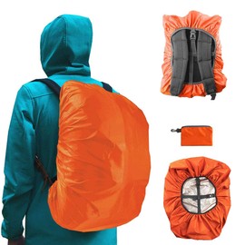 Frelaxy Waterproof Backpack Rain Cover, Upgraded Triple Waterproofing, Antislip Cross Buckle Strap, for Hiking, Camping