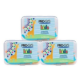 PRO-SYS® Kids Dental Floss Picks - 24 Count (Pack of 3) 72 Total Picks. BPA Free