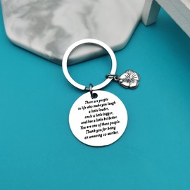 Xiahuyu Coworker Leaving Gifts Keychain Colleague Farewell Gifts Christmas Birthday Retirement Goodbye Going Away Gifts for Coworker