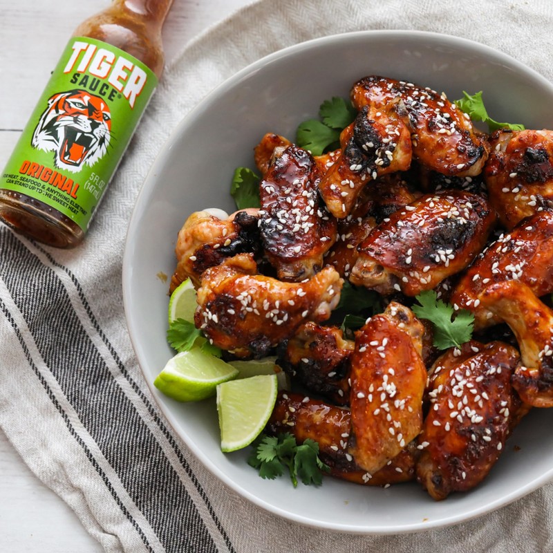 Tiger Sauce Original Hot Sauce, 5oz Bottle (Pack of 4)