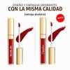 DE'MUMU- Lápiz labial negro mate para mujer, lápiz labial de