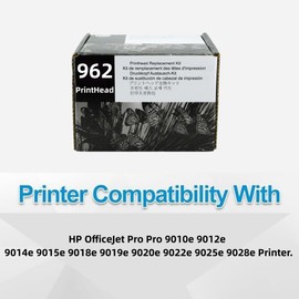962 Printhead Replacement for HP OfficeJet Pro 9010 9012 9014 9015 9018 9019 9020 9022 9025 9028 962 Printer Head (with chip)