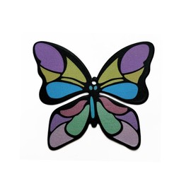 Replacement Wind Catcher, Wind Chime Sail Replacement with 16.4FT Nylon Cord, Metal Wind Chime Parts Replacement Accessory for Sympathy Wind Chimes and Wind Bells, Butterfly