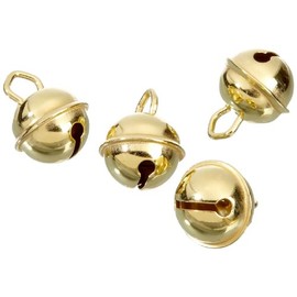 KnorrPrandell 8605653 Metallglöckchen, 15 mm Durchmesser, goldfarben