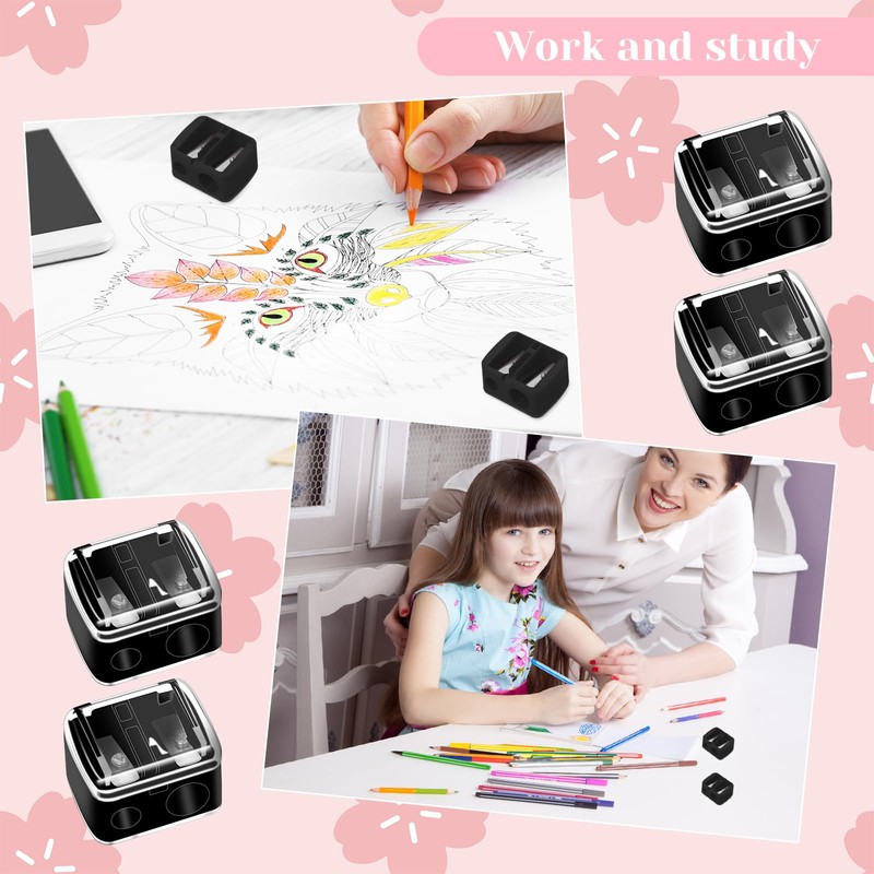 5 Pcs Cosmetic Pencil Sharpener, Eyeliner Sharpener Makeup Sharpener Small