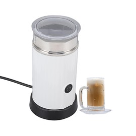Vollautomatischer Milchaufschäumer elektrischer Milchdampfer heißer/kalter Milchschaumbereiter, 8,1 oz/240 ml, Kaffeewärmer für Latte, Cappuccino, Matcha, heiße Schokolade(EU-Stecker)