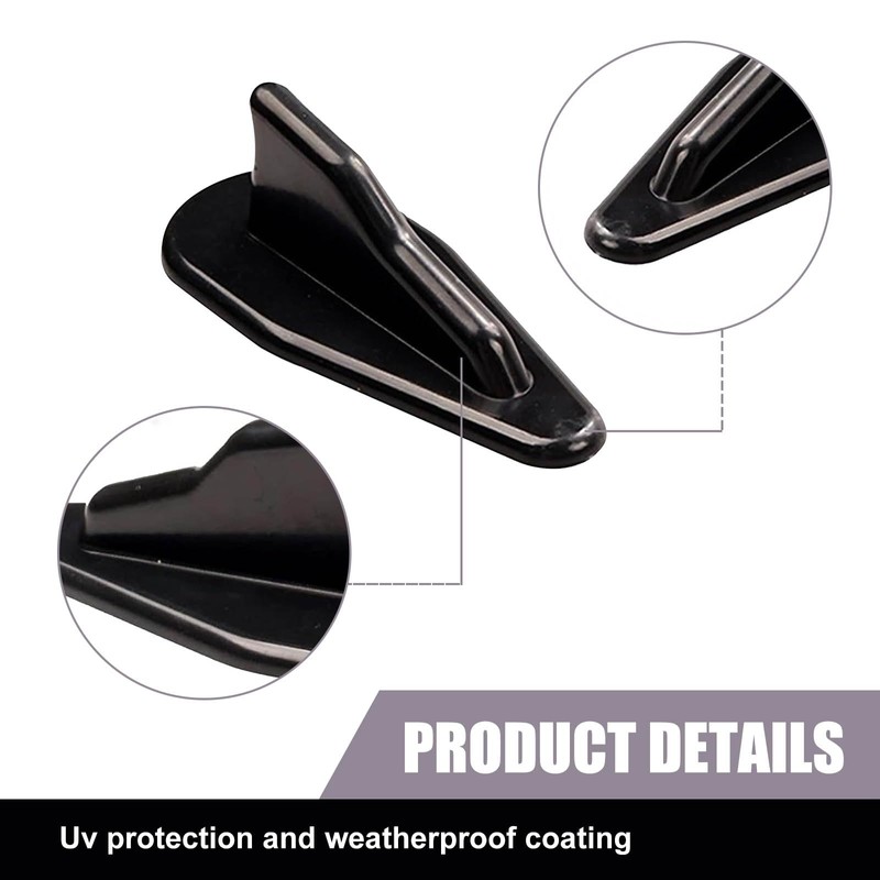 Shark Fin Shark Fin Set Kit Compatible with Spoiler Roof