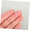 jojofuny 30Pcs Clear Earring Stabilizer Discs Soft Earring Backs for
