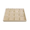 Svea Display Premium Grade Beige Velvet Jewelry Organization Tray for