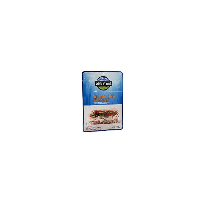 Wild Planet Wild Albacore Tuna, Sea Salt, Sustainably Wild-Caught, Kosher,