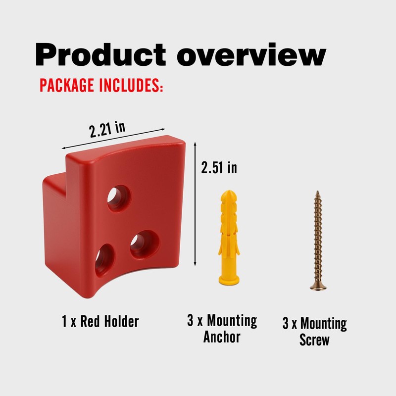 Grease Gun Holder Wall Mount Fits Milwaukee M12 M18 2646