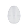 Clear Plastic Egg with Base 2 Parts 12cm