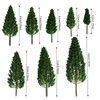 Molyorch Pack of 24 Model Trees Miniature, Plastic Models Trees,
