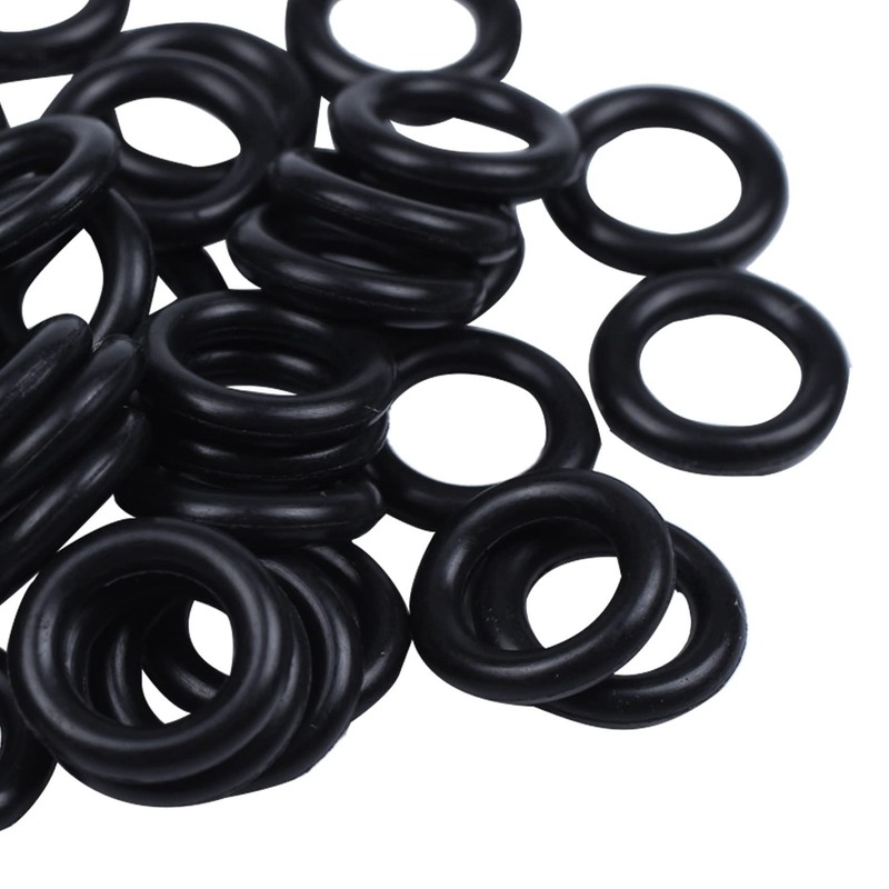 400 Pieces Black Nitrile Rubber O Ring Seals Washers 12