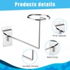 Kigley 6 Pcs Hat Display Wall Mount, Metal Hat Helmet