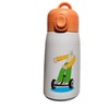 Kids Water Bottle with Cartoon Pattern Stainless Steel 420ml/14oz Portable