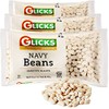 Glicks Navy Beans 16oz (3 Pack) | Perfect for Chili,