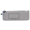 Silscvtt Gray Sun Visor Driver Side with Mirror and Light