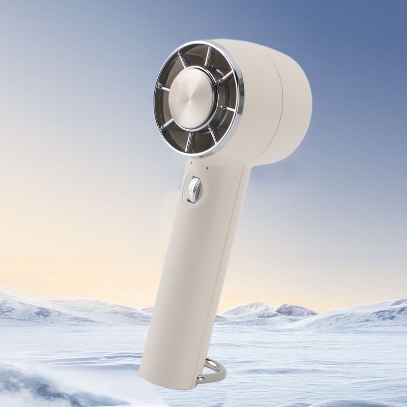 Handheld Fan 1800mAh USB Rechargeable Small Fan Powerful Airflow Noise