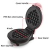 XOOMIX Mini Waffle Maker 4 Inch Plate Waffle Iron for