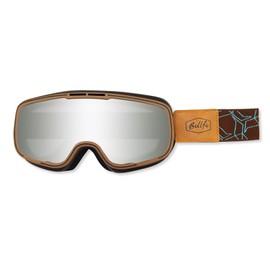 OLYSPM Motocross Goggles Motorcycle Goggles Retro with Double Foam Lining, Adjustable Rubber Band, Motorcycle Goggles with Waterproof, Windproof, Dustproof, Anti-Fog, UV Protection