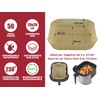 BEPER C103ACC004 Set of 50 BEPER Oven Paper Trays, Ideal