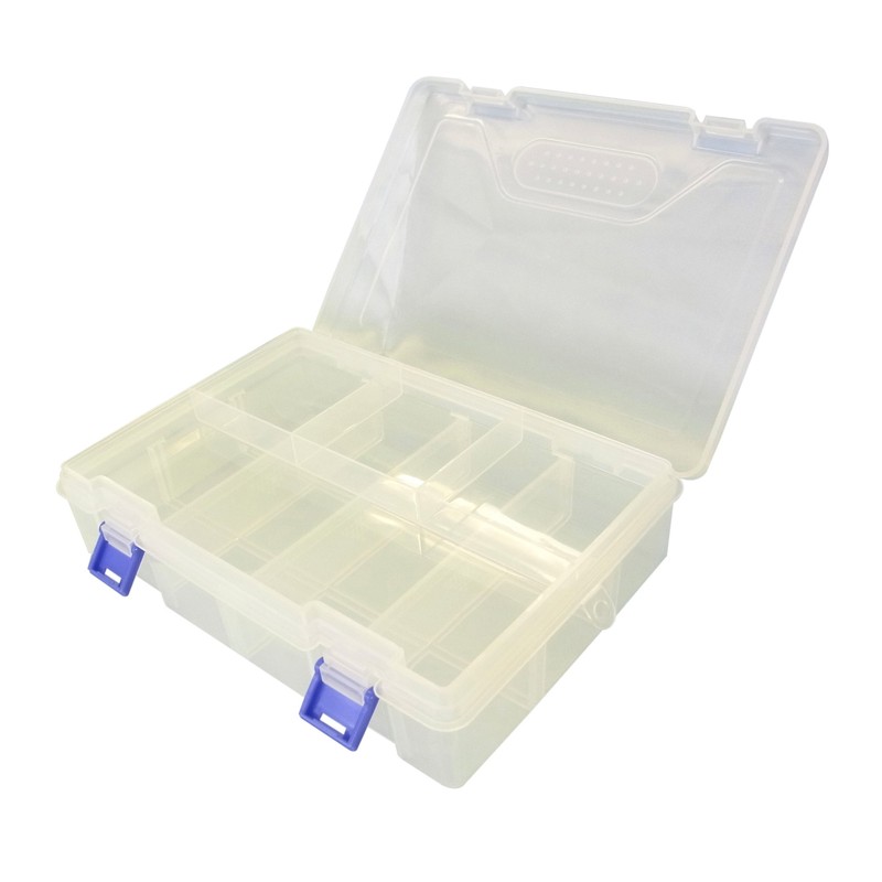 リングスター スーパークラブパーツ クリア L234×W168×H62mm 8仕切(中皿付) RT-240