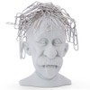 Genius Magnetic Paperclip Holder. Einstein Head Paper Clip Holder -