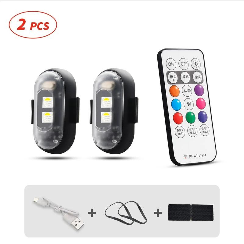 RGB Led Aircraft Strobe lights Motorcycle Lights LED Flash Position
