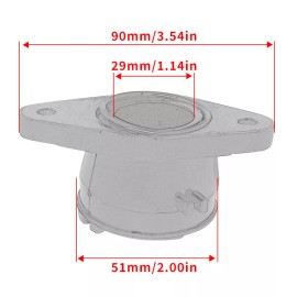 Unbranded Carburetor Interface Intake Manifold Boot For TRX350TM FourTrax 350 Rancher 350
