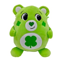 Squashy Podgies 19 cm Care Bear Plush 6 Different Figures Cuddly Toy Super Soft (Lucky Bear)
