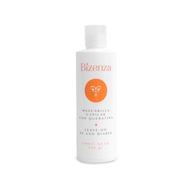 Mascarilla para el Cabello con Queratina - para Pelo Dañado o Deshidratado - con Karité - No Necesita Aclarado - con Protección Térmica - 240 g